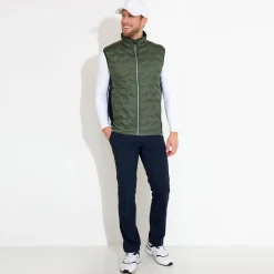 Abacus Västar Herr-M Portrush Hybrid Vest Grön 517-Forest