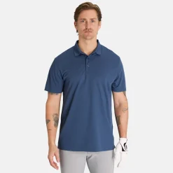 Abacus Pikétröjor Herr-M Prestwick Recycled 311-Steelblue