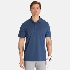 Abacus Pikétröjor Herr-M Prestwick Recycled 311-Steelblue