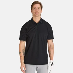 Abacus Pikétröjor Herr-M Prestwick Recycled Svart 600-Black