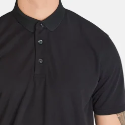 Abacus Pikétröjor Herr-M Prestwick Recycled Svart 600-Black