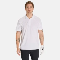 Abacus Pikétröjor Herr-M Prestwick Recycled Vit 100-White