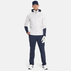 Peak Performance Tröjor Herr-M Rider Essentials Zip Hood Antarctica-Blue Shadow-