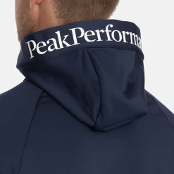 Peak Performance Tröjor Herr-M Rider Essentials Zip Hood Blue Shadow-Blue Shadow-
