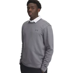 Under Armour Tröjor Herr-M Sweater Fleece Crew Grå Grå (Castlerock 025)