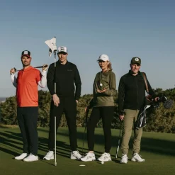 Bogeys & Birdies Tröjor Herr-M Tech Crew Svart Black