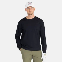 Bogeys & Birdies Tröjor Herr-M Tech Crew Svart Black