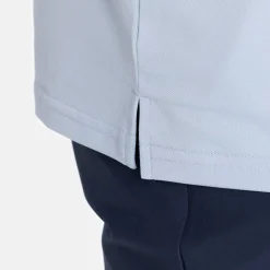 Bogeys & Birdies Pikétröjor Herr-M Tech Pocket Polo 2.0 Chambray Blue