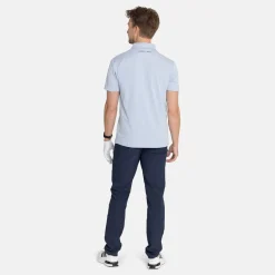 Bogeys & Birdies Pikétröjor Herr-M Tech Pocket Polo 2.0 Chambray Blue