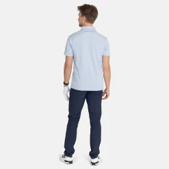 Bogeys & Birdies Pikétröjor Herr-M Tech Pocket Polo 2.0 Chambray Blue