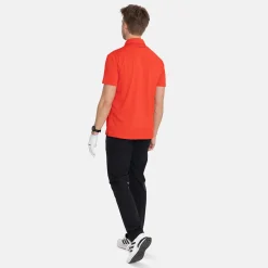 Bogeys & Birdies Pikétröjor Herr-M Tech Pocket Polo 2.0 Fiery Red