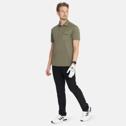 Bogeys & Birdies Pikétröjor Herr-M Tech Pocket Polo 2.0 Leaf Clover Green