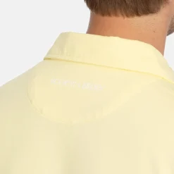Bogeys & Birdies Pikétröjor Herr-M Tech Pocket Polo 2.0 Lemonade Yellow