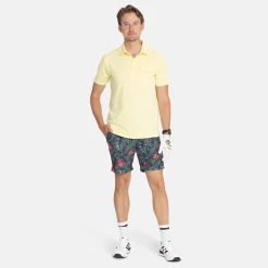 Bogeys & Birdies Pikétröjor Herr-M Tech Pocket Polo 2.0 Lemonade Yellow