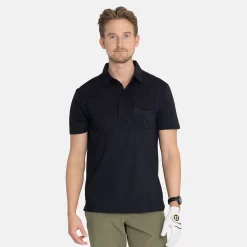 Bogeys & Birdies Pikétröjor Herr-M Tech Pocket Polo 2.0 Svart Black