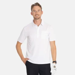 Bogeys & Birdies Pikétröjor Herr-M Tech Pocket Polo 2.0 Vit White
