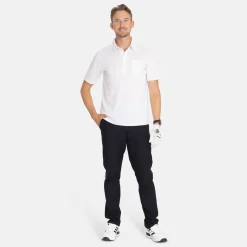 Bogeys & Birdies Pikétröjor Herr-M Tech Pocket Polo 2.0 Vit White