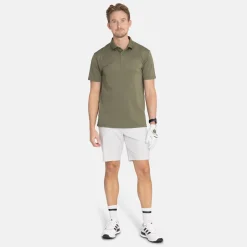 Bogeys & Birdies Pikétröjor Herr-M Tech Solid Pique Knit Leaf Clover Green