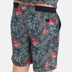 Bogeys & Birdies Shorts Herr-M TM Flowerprint Clover Green Multi