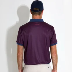 Abacus Pikétröjor Herr-M Tumble Drycool 311-Steelblue