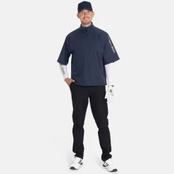 Bogeys & Birdies Jackor Herr-M Windbreaker SS 1/4 Zip Blå Navy