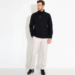 Abacus Tröjor Herr-M Woburn Midlayer Svart 600-Black