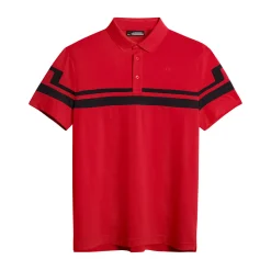 J.Lindeberg Pikétröjor Herr-Mads Polo Barbados-Cherry