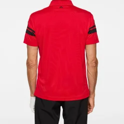 J.Lindeberg Pikétröjor Herr-Mads Polo Barbados-Cherry