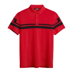 J.Lindeberg Pikétröjor Herr-Mads Polo Barbados-Cherry