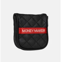 Ghost Golf Headcovers-Mallet Putter Headcover Svart Black