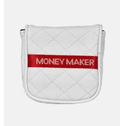 Ghost Golf Headcovers-Mallet Putter Headcover Vit White