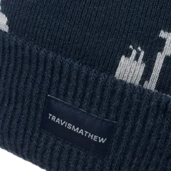 Travis Mathew Mössor-Mapes Beanie Blue Total Eclipse