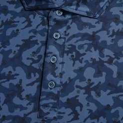 G/Fore Pikétröjor Herr-Mapped Icon Camo Tech Blå Navy (Twilight)
