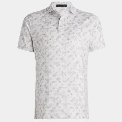 G/Fore Pikétröjor Herr-Mapped Icon Camo Tech Vit Vit (Snow)