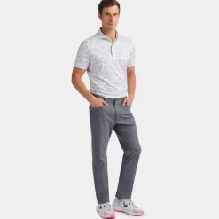 G/Fore Pikétröjor Herr-Mapped Icon Camo Tech Vit Vit (Snow)