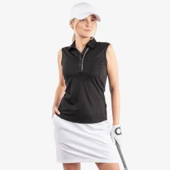 Galvin Green Pikétröjor Dam-Meg Svart Black-White