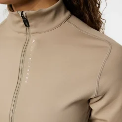 J.Lindeberg Tröjor Dam-Mel Zip Mid Layer Vintage-Khaki