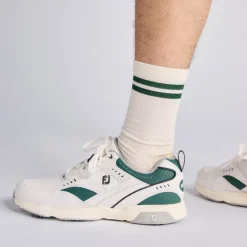 Local Rule Strumpor Herr-Merino Socks Green Stripe