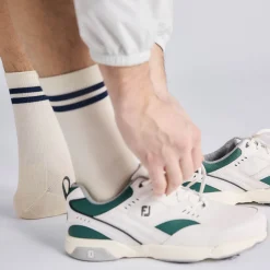 Local Rule Strumpor Herr-Merino Socks Blå Navy Stripe