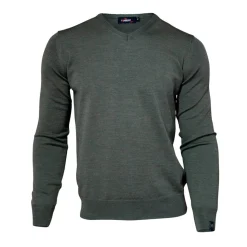 Ivanhoe Tröjor Herr-Merino V-Neck Grön Grön (Rifle Gr 426)