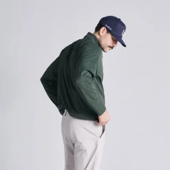 Local Rule Tröjor Herr-Midlayer Q-Zip Deep Forrest Green