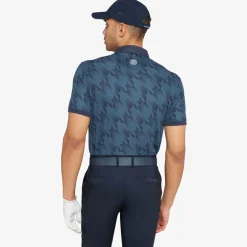 Galvin Green Pikétröjor Herr-Miles Moonlight Blue-Navy