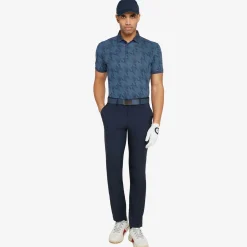 Galvin Green Pikétröjor Herr-Miles Moonlight Blue-Navy