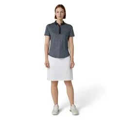 Callaway Pikétröjor Dam-Mini Geo Floral Ss T Blå Peacoat