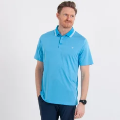 Callaway Pikétröjor Herr-Mini Stripe Polo Blå Blå (Spring B 983)