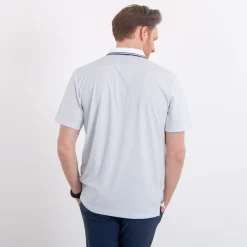 Callaway Pikétröjor Herr-Mini Stripe Polo Vit Vit (100)