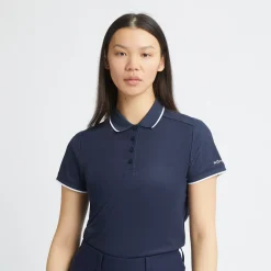 Röhnisch Pikétröjor Dam-Miriam Blå Navy