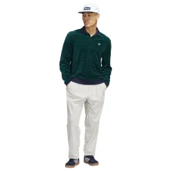 Adidas Golf Originals Tröjor Herr-Mr Velour Ls P Nindig-Green