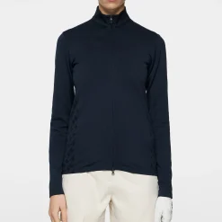 J.Lindeberg Tröjor Dam-Nancy Seamless Mid Layer Blå JL Navy