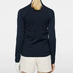 J.Lindeberg Tröjor Dam-Nancy Seamless Mid Layer Blå JL Navy